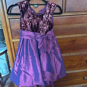 Girls holiday sequin dress